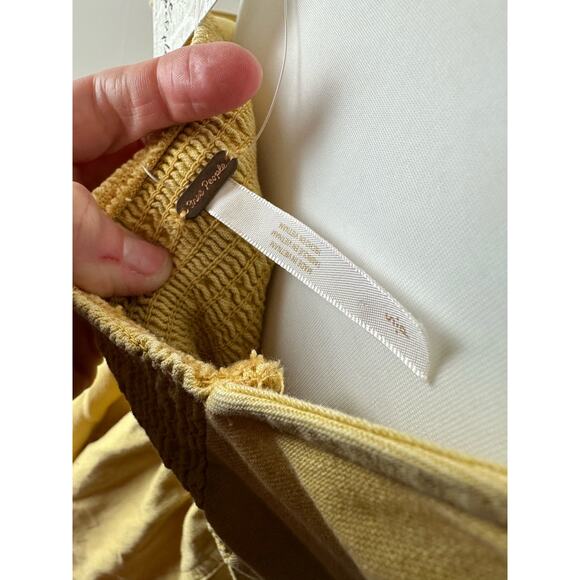 NWT Free People Cheyenne Denim Dress in Sand Dune - Small - Picture 9 of 10